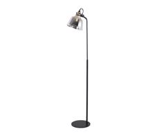 107001 - Lampa podłogowa ASGARD 1xE27/11W/230V szary/czarny/złoty