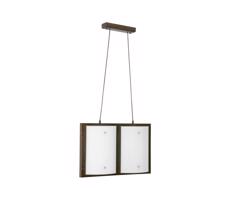 2455 - Lampa wisząca QUADRO 2xE27/60W/230V