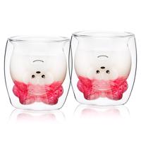 4Home Szklanka termiczna Hot&Cool Lady Bear 250 ml, 2 szt.