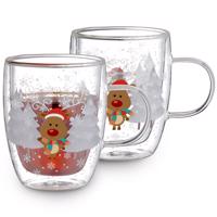 4Home Szklanka termiczna Mug Reindeer Hot&Cool 270 ml, 2 szt.