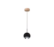 5143174 - LED Żyrandol na lince BALL WOOD 1xGU10/5W/230V dąb matowy