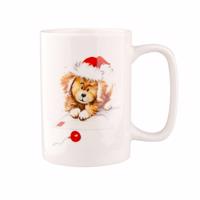 Altom Kubek porcelanowy Xmas Dog D, 300 ml