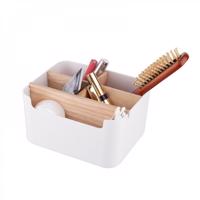 Altom Plastikowy organizer Bamboo, 18 x 14,5 x 9,5cm