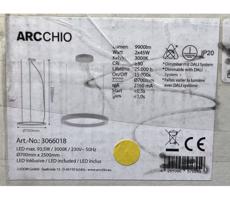 Arcchio - LED Żyrandol na lince PIETRO 2xLED/45W/230V