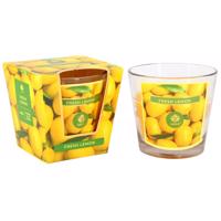 Arome Świeczka zapachowa w szkle Fresh Lemon, 120 g