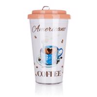 Banquet Kubek podróżny z podwójnymi ściankami COFFEE 0,5 l, Americano coffee