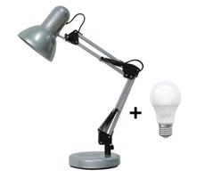 Brilagi - LED Lampa stołowa ROMERO 1xE27/10W/230V srebrna