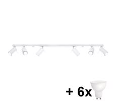 Brilagi - LED Oświetlenie punktowe ASMUS 6xGU10/7W/230V białe