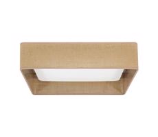 Brilagi - LED Plafon VELVET SQUARE LED/24W/230V brązowe