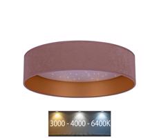 Brilagi - LED Plafon VELVET STAR LED/24W/230V śr. 40 cm różowy/złoty