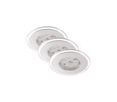 Briloner 7197-039-ZESTAW 3x LED Ściemnialne oświetlenie łazienkowe LED/4,5W/230V IP44