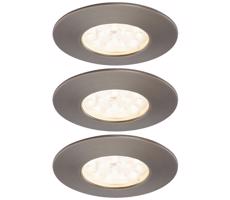 Briloner 7204-031 - ZESTAW 3x LED Oświetlenie łazienkowe ATTACH LED/5W/230V IP44