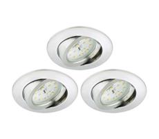 Briloner 8317-039-ZESTAW 3x LED Ściemnialne oświetlenie łazienkowe LED/5,5W/230V IP23