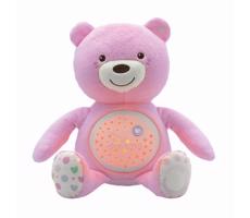 Chicco - Projektor z melodiami BABY BEAR 3xAAA różowy