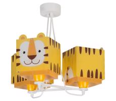 Dalber 64567 - Żyrandol dziecięcy LITTLE TIGER 3xE27/60W/230V