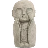 Dekoracja ogrodowa Buddha nie widzi, 14,5 x 27 x 13 cm, polyresin