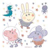 Dekoracja samoprzylepna Peppa pig Space, 30 x 30 cm