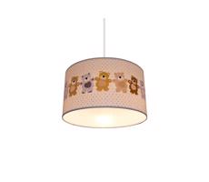 Dziecięca lampa wisząca BEARS 1xE27/60W/230V