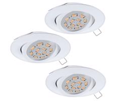 Eglo 31683 - Zestaw 3x Oprawa wpuszczana LED TEDO 3xGU10-LED/5W/230V