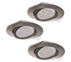 Eglo 31689 - Zestaw 3x Oprawa LED TEDO 3xGU10-LED/5W/230V