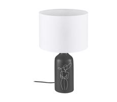 Eglo 43823 - Lampa stołowa VINOZA 1xE27/40W/230V biały/czarny