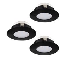 Eglo 900744-ZESTAW 3x LED Łazienkowe oświetlenie wpuszczane PINEDA LED/4,9W/230V IP44