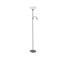 Eglo 93917 - Lampa stojąca UP 2 1xE27/60W/230V + 1xE14/25W/230V chrom