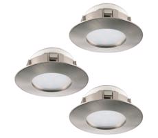 Eglo 95823 - Zestaw 3x LED Oprawa wpuszczana PINEDA 1xLED/6W/230V