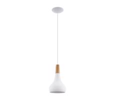 Eglo 96981 - Lampa wisząca SABINAR 1xE27/60W/230V śr. 18 cm biała