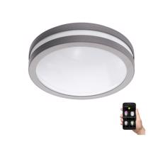 Eglo 97299 - LED Ściemnialny plafon łazienkowy LOCANA-C LED/14W szary