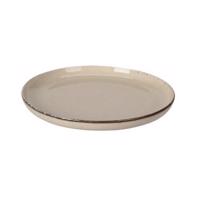 EH Porcelanowy talerz deserowy Beige, 19 cm