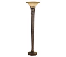 Feiss - Lampa podłogowa OPERA 1xE27/100W/230V brąz/beżowy