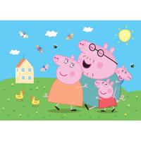 Fototapeta dziecięca Pepa Pig 252 x 182 cm, 4 części