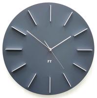 Future Time FT2010GY Round gray Designerski zegar ścienny, 40 cm