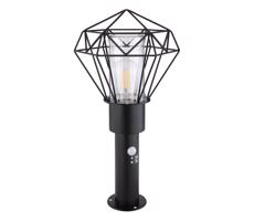 Globo 31356S - Lampa zewnętrzna z czujnikiem HORACE 1xE27/15W/230V IP44