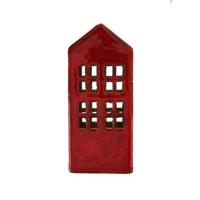 InDecor Domek z drewna mango Red, 7 x 5,5 x 16 cm