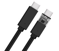 Kabel USB-C 2.0 konektor 1m czarny