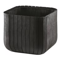 Keter Doniczka plastikowa Cube planter M szary, 30 x 30 x 30 cm