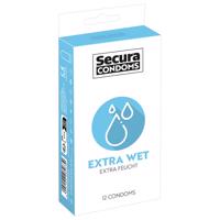 Kondomy Secura Extra Wet, 12 szt.