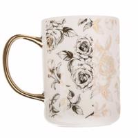 Kubek porcelanowy Roses, 425  ml