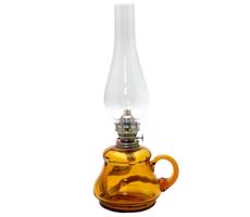 Lampa naftowa TEREZA 34 cm amber