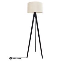 Lampa podłogowa ALBA 1xE27/60W/230V kremowy/dąb