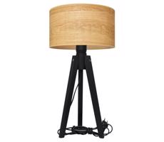 Lampa stołowa ALBA 1xE27/60W/230V brązowe/dąb