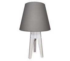 Lampa stołowa CONE 1xE27/60W/230V biały/szary