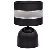 Lampa stołowa HELEN 1xE27/60W/230V czarny/srebrny