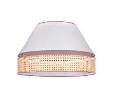 - Lampa sufitowa AVIGNON 1xE27/15W/230V śr. 50 cm biały/rattan