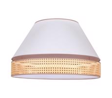 - Lampa sufitowa AVIGNON 3xE27/15W/230V śr. 60 cm biały/rattan