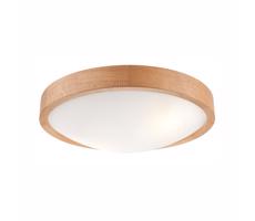 Lampa sufitowa OAK SLIM 2xE27/60W/230V dąb ø 37 cm - certyfikat FSC