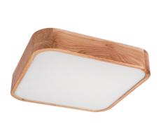 Lampa sufitowa OAK SQUARE 4xE27/15W/230V 45x45 cm dąb