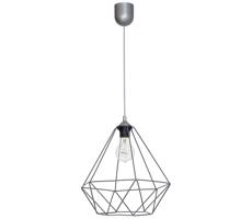 Lampa wisząca BASKET 1xE27/60W/230V szary